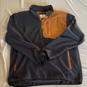 Legendary Whitetails Blue and Brown Quarter-Zip Jacket